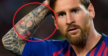 những hình xăm của Messi
