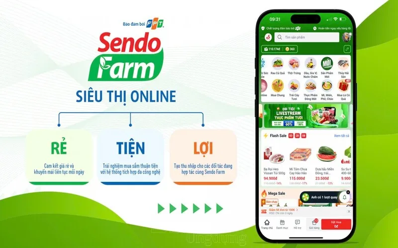 sendo dung hoat dong va dau cham het cho mot bieu tuong