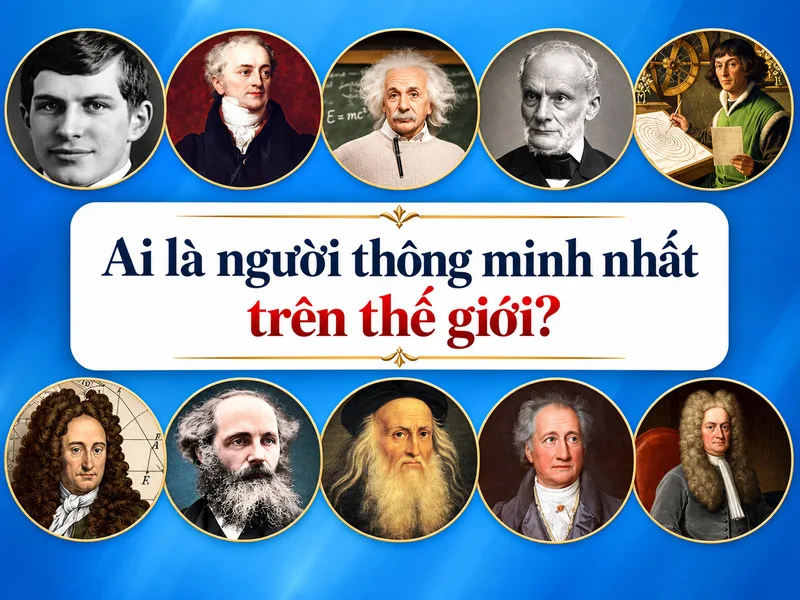 Người thông minh nhất trên thế giới chưa có bảng xếp hạng khoa học chính thức.